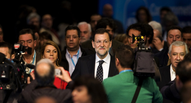 Mariano Rajoy con María Dolores de Cospedal