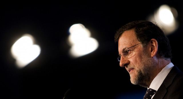 El presidente del Partido Popular, Mariano Rajoy