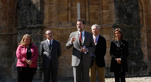 Mariano Rajoy inaugura la sede del PP en Tudela