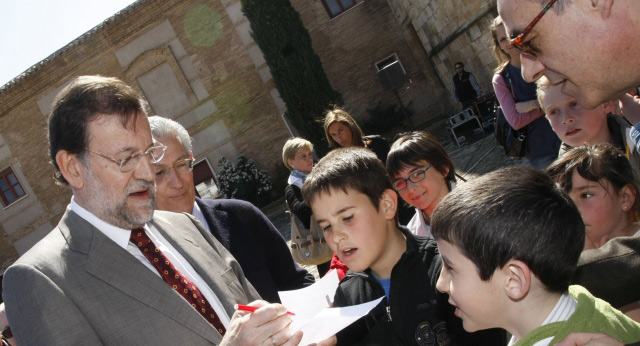 Mariano Rajoy inaugura la sede del PP en Tudela