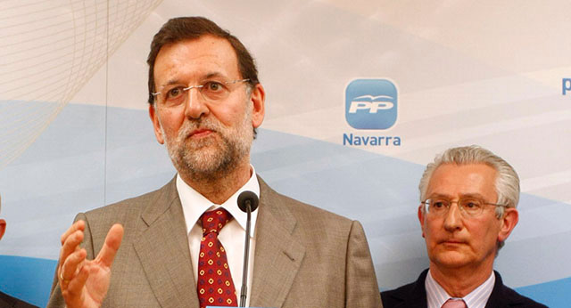 Mariano Rajoy inaugura la sede del PP en Tudela