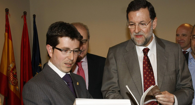 Mariano Rajoy inaugura la sede del PP en Tudela