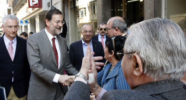 Mariano Rajoy inaugura la sede del PP en Tudela