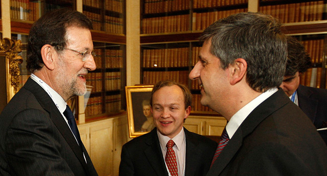 Mariano Rajoy en la reunión del PPE en Bruselas