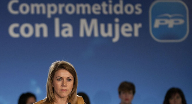 La secretaria general del Partido Popular, María Dolores de Cospedal