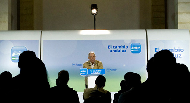 Acto de Javier Arenas en el Puerto de Santa María (Cádiz)