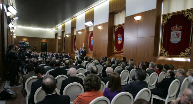 El acto de toma de posesión de Alberto Núñez Feijóo como nuevo presidente de la Xunta