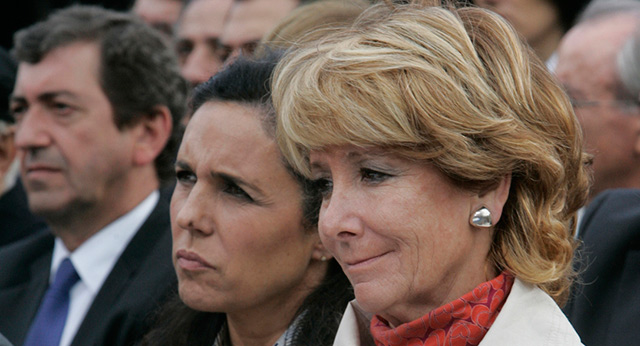 Esperanza Aguirre, presidenta de la Comunidad de Madrid