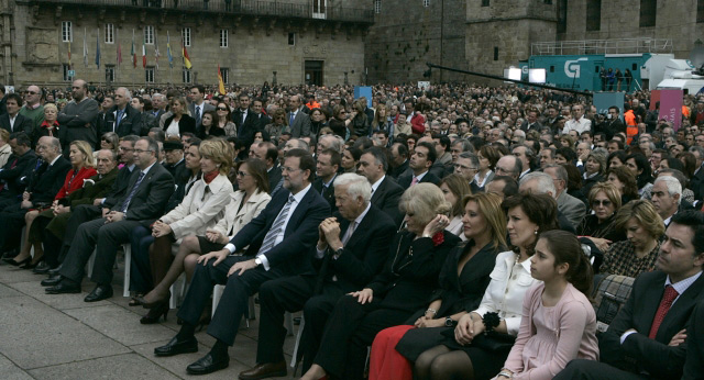 La toma de posesión de Alberto Núñez Feijóo como nuevo presidente de la Xunta