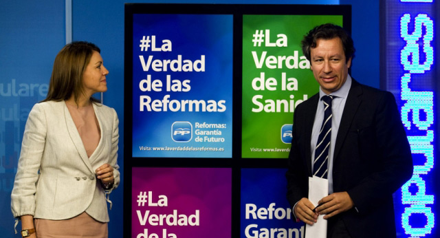 María Dolores de Cospedal y Carlos Floriano presentan la campaña "Reformas: Garantía de Futuro"