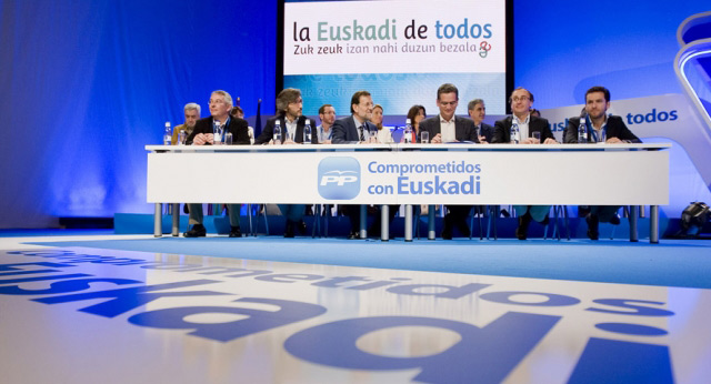 Mariano Rajoy clausura el 13 Congreso del PP Vasco