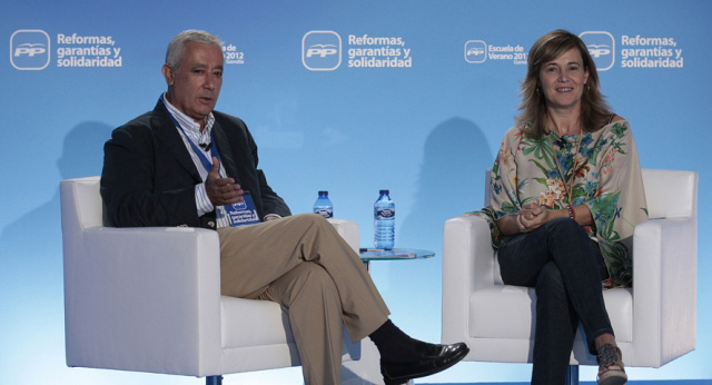 Javier Arenas y Elena Bastidas