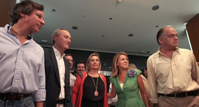 María Dolores de Cospedal y Alberto Fabra presiden la cena de inicio de curso político del PPCV