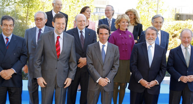 Foto de Familia del Primer Gobierno del Partido Popular