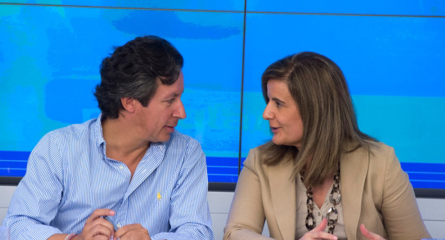 Fátima Báñez y Carlos Floriano