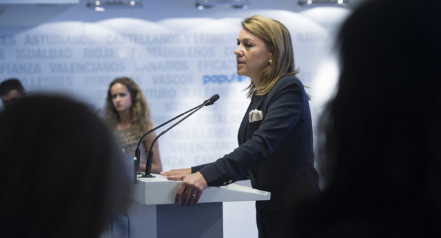 María Dolores de Cospedal interviene en la Convención del YEPP de Madrid