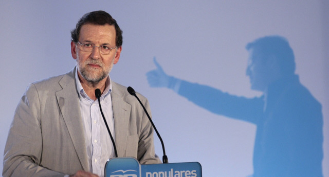 Mariano Rajoy interviene en un acto en As Nogais (Lugo)