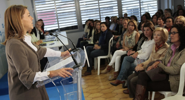 María Dolores de Cospedal en la Convención de Cargos Femeninos del PP de Orense 