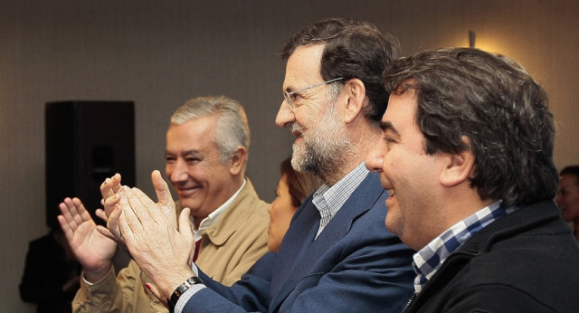 Mariano Rajoy interviene en un encuentro con militantes en A Coruña
