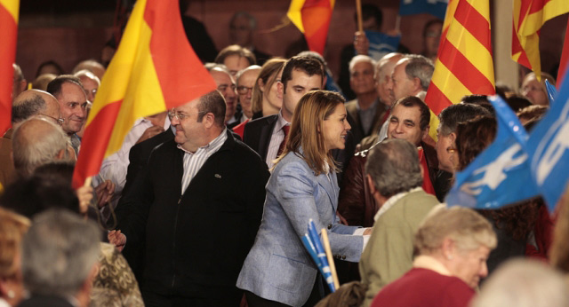 María Dolores de Cospedal interviene en un acto en Reus (Tarragona)