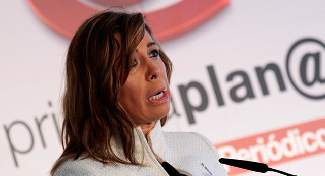 Alicia Sánchez-Camacho en la conferencia Primera Plana