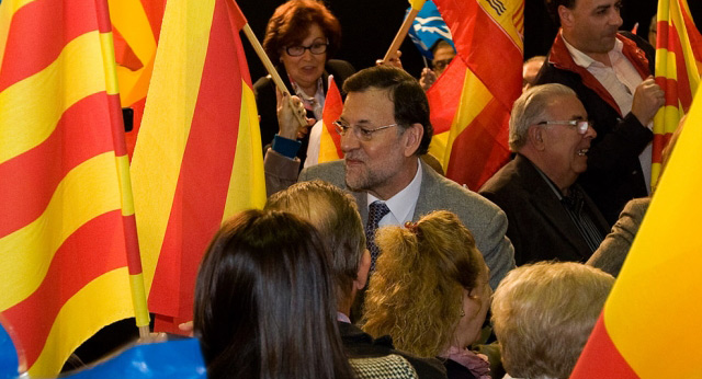 Mariano Rajoy participa en un mitin en Tarragona