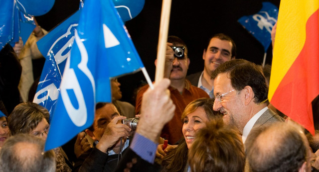 Mariano Rajoy participa en un mitin en Tarragona