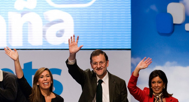 Mariano Rajoy clausura un mitin en Lleida