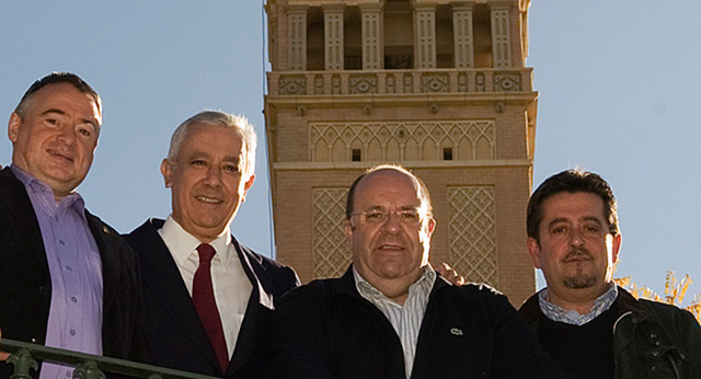 Javier Arenas visita la Giralda de LArboc