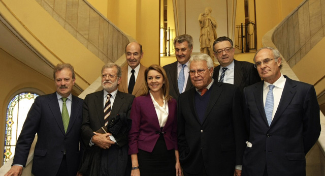 María Dolores de Cospedal en una conferencia en el Círculo de Bellas Artes