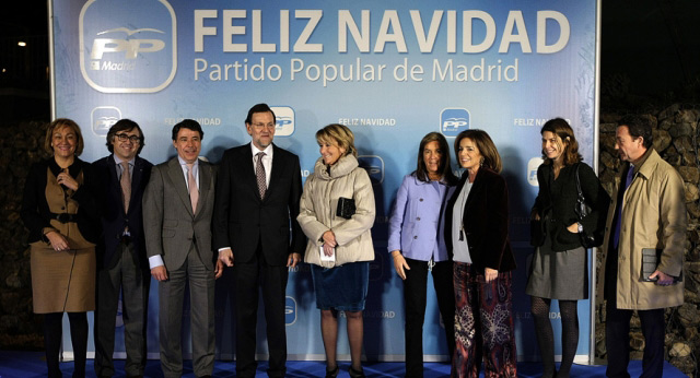 Mariano Rajoy interviene en un acto del PP de Madrid