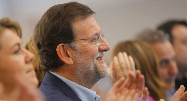 Mariano Rajoy en el acto por el empleo de Madrid