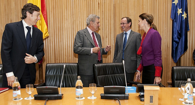 María Dolores de Cospedal preside la reunión del Grupo Popular en el Congreso