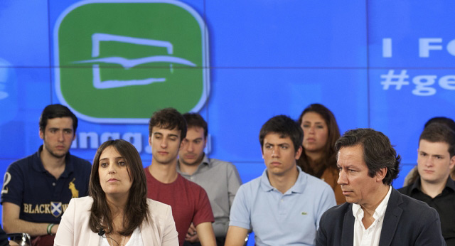 Beatriz Jurado durante su intervención