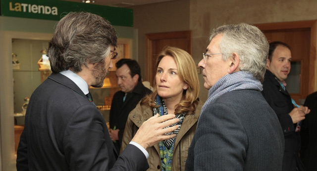 Iñaki Oyarzábal con Arantza Quiroga