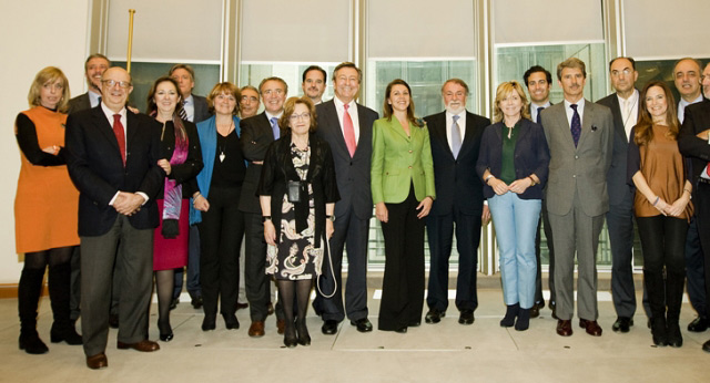 María Dolores de Cospedal preside la reunión del Grupo Popular en el Parlamento Europeo