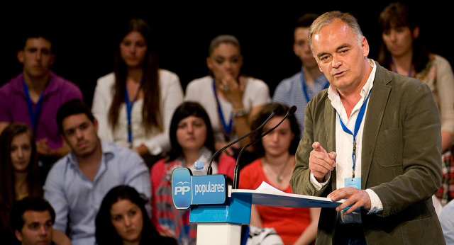 Esteban González Pons en la inauguración de la Convención del PPCV