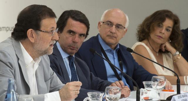 Mariano Rajoy durante su intervención en la clausura del Campus FAES 2013