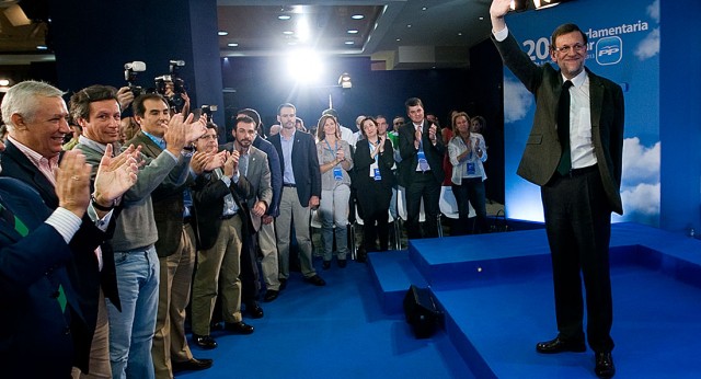 Mariano Rajoy en la clausura de la 20 interparlamentaria Popular