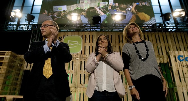 Cristóbal Montoro, Beatriz Jurado y María Dolores Cospedal