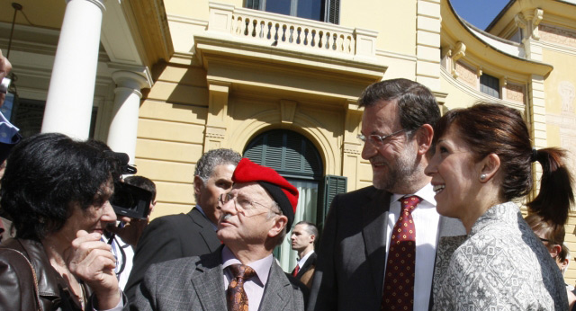 Mariano Rajoy y Alicia Sánchez-Camacho en la celebración del día de Sant Jordi