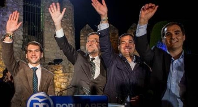 Mariano Rajoy en un acto en Cabra (Córdoba)