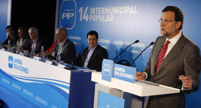 Mariano Rajoy en la clausura de la XIV Unión Intermunicipal Popular