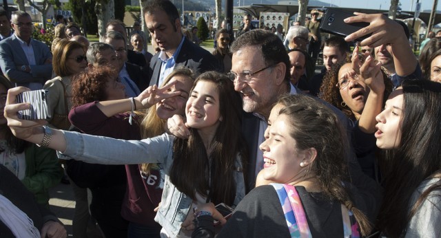 Paseo de Mariano Rajoy por Marín, Pontevedra