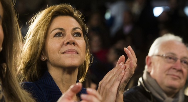 María Dolores de Cospedal durante el acto de Córdoba