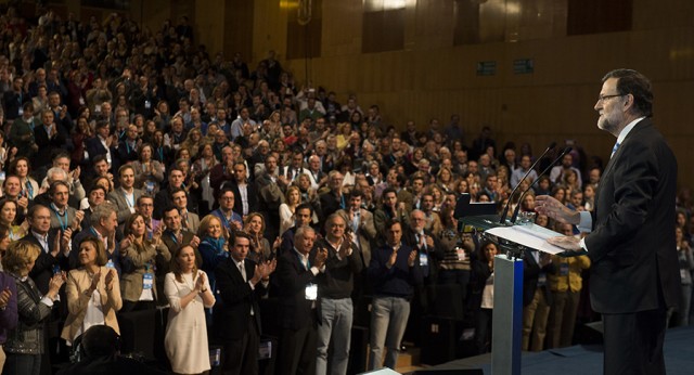 El presidente del Gobierno y del Partido Popular, Mariano Rajoy