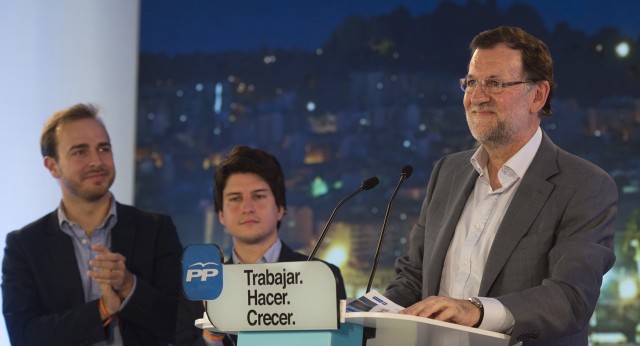 Mariano Rajoy durante el acto celebrado en Vigo