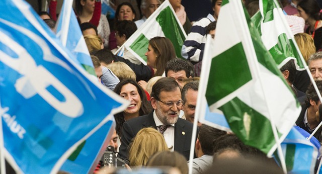 Mariano Rajoy en el acto de cierre de campaña