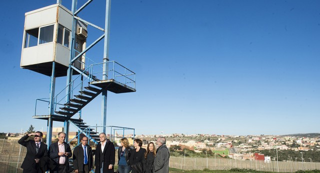 La delegación española del EPP visita la valla de Melilla