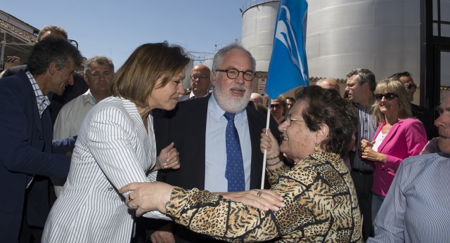 Cospedal y Cañete saludan a los vecinos de Quintanar de la Orden